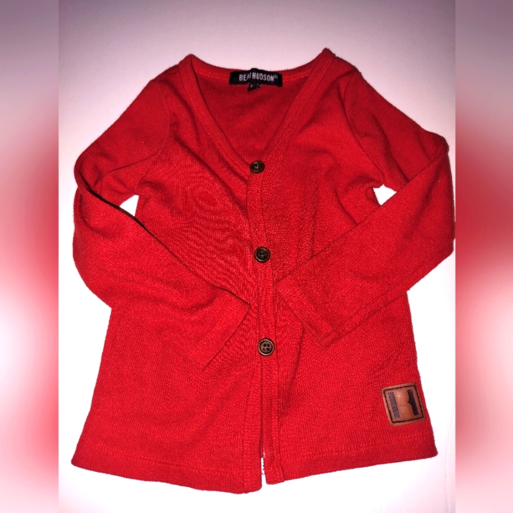 Beau Hudson red cardigan